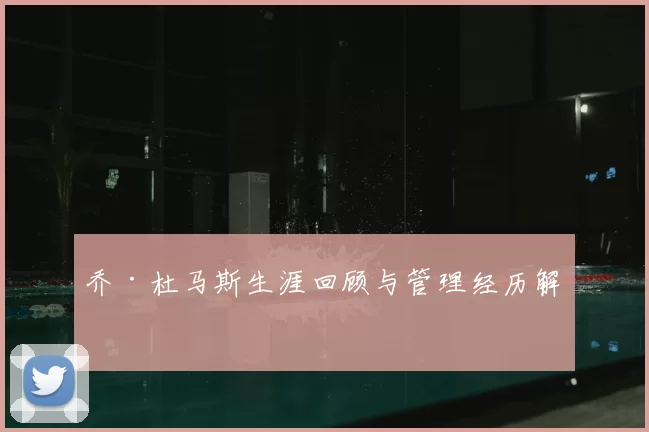 乔·杜马斯生涯回顾与管理经历解析