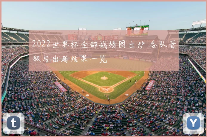 2022世界杯全部战绩图出炉 各队晋级与出局结果一览