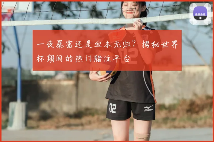 一夜暴富还是血本无归？揭秘世界杯期间的热门赌注平台